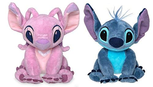 Product Cover Disney Store Stitch & Angel Mini Plush Doll Set - Lilo & Stitch - 6 Inch Seated