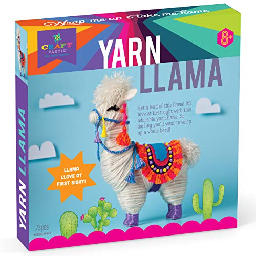 Product Cover Craft-tastic - Yarn Llama Kit - Craft Kit Makes 1 Yarn-Wrapped Llama