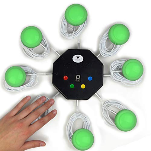 Product Cover Trebisky Quiz Answer Game Buzzer Standalone System w/ LED Light Buttons 8-Player 3ft Cables (System 2nd Gen)