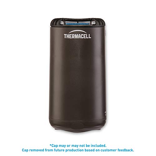 Product Cover Thermacell Patio Shield Mosquito Repellent, Graphite; Easy to Use, Highly Effective; Provides 12 Hours of DEET-Free Mosquito Repellent; Scent-Free, No Spray, No Smoke and Cordless