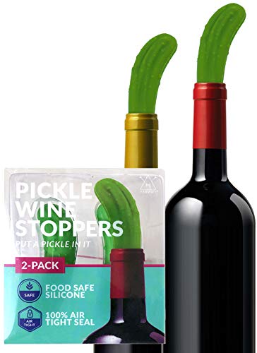 Product Cover Hawwwy Funny Pickle Wine Stopper + Gift Box
