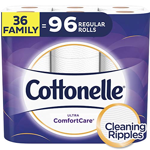 Product Cover Cottonelle Ultra ComfortCare Toilet Paper, 36 Family Plus Rolls