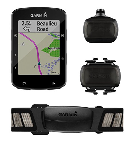 Product Cover Garmin Edge 520 Plus Speed and Cadence Bundle, GPS Cycling/Bike Computer for Competing and Navigation, Includes Additional Sensors/Heart Rate Monitor