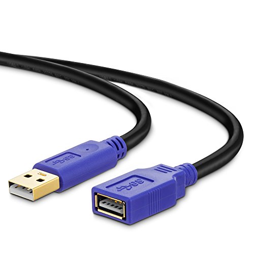 Product Cover USB 2.0 Extension Cable 20ft, Tanbin 20ft USB 2.0 Active Extender Cord Type A Male to A Female for Printer, Keyboard, Game Console, Loudspeaker, Oculus Rift, scanners, WiFi Antenna