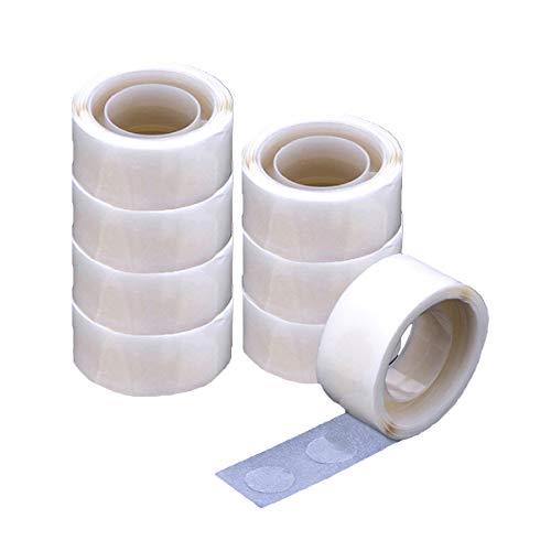 Product Cover Balloon Glue 800 PCS Booger Glue Double Sided Dots of Glue Craft Adhesive Point Tape Non-liquid Glue (800 PCS)