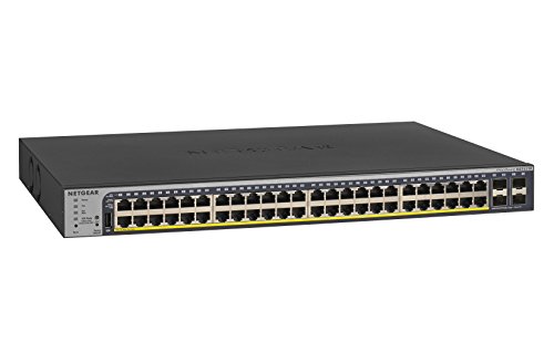 Product Cover NETGEAR 52-Port Gigabit Ethernet Smart Managed Pro PoE Switch (GS752TP) - with 48 x PoE+ @ 380W, 4 x 1G SFP, Desktop/Rackmount, and ProSAFE Lifetime Protection