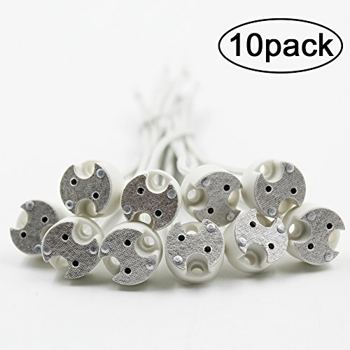 Product Cover DiCUNO G8 Wire Connector Socket LED Light Bulb G8 Base Socket Adapter Ceramic Wire Connector Retrofit Hot Halogen bulb, 10 pcs