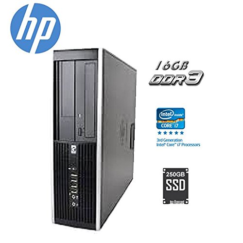 Product Cover HP Elite 6300 SFF Small Form Factor Business Desktop Computer, Intel Quad-Core i7-3770 up to 3.9Ghz CPU, 16GB RAM, 256GB SSD, DVD, USB 3.0, Windows 10 Professional (Renewed)