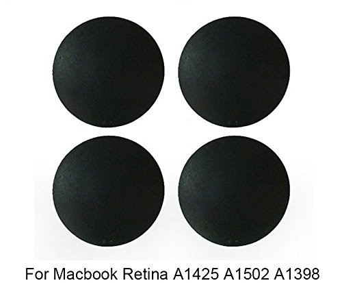 Product Cover K.I Black Bottom Case Rubber Feet Foot for 4pcs MacBook Pro Retina A1398 A1425 A1502