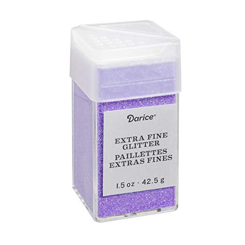 Product Cover Fairy Purple Extra Fine Glitter 1.5 Ounces Canister w/Pour or Shake Lid