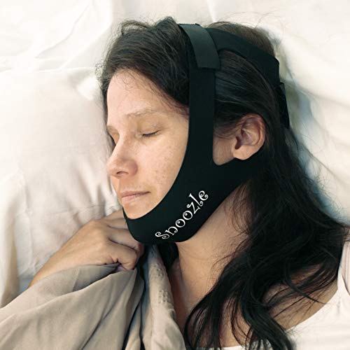 Product Cover Snoring Chin Strap - Stop Snore Relief CPAP Devices with Adjustable Straps, Shut Mouth Jaw Support| Snores Stopper for Silent Quiet Night Sleeping Breathe Easy