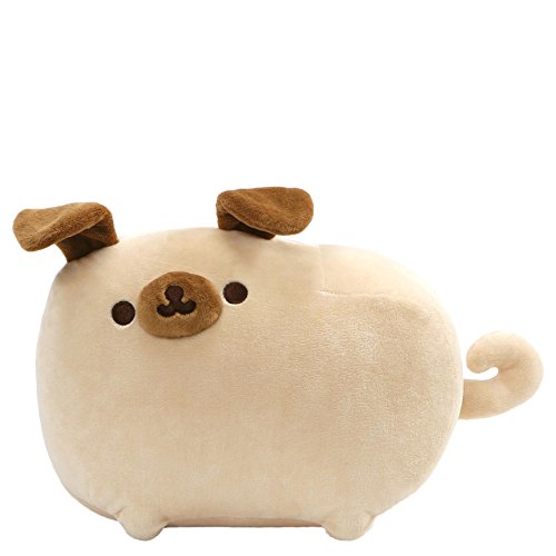 Product Cover GUND Pusheen Pugsheen Stuffed Plush Dog with Poseable Ears, Tan, 9.5