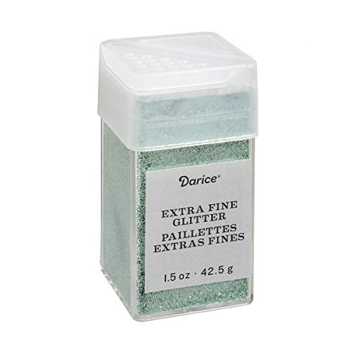 Product Cover Mint Extra Fine Glitter 1.5 Ounces Canister w/Pour or Shake Lid
