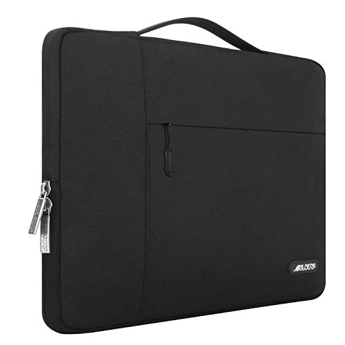 Product Cover MOSISO Laptop Briefcase Handbag Compatible 13-13.3 Inch MacBook Air, MacBook Pro, Notebook Computer, Polyester Multifunctional Carrying Sleeve Case Cover Bag, Black
