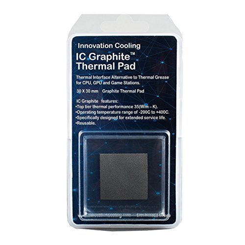 Product Cover Innovation Cooling Graphite Thermal Pad - Alternative to Thermal Paste/Grease (40 X 40mm)