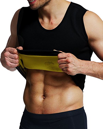 Product Cover IFLOVE Men's Hot Sweat Sauna Vest Body Shaper Slimming Tank Top Weight Loss Shapewear Neoprene No Zip