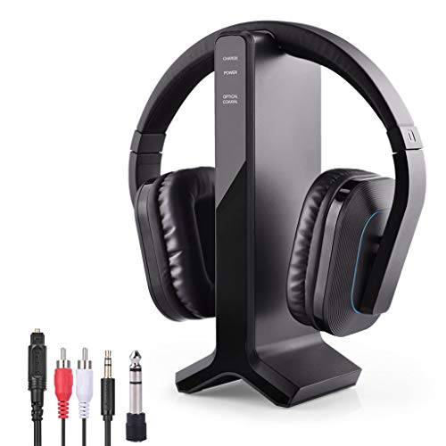 Product Cover Avantree HT280 Wireless Headphones for TV Watching with 2.4G RF Transmitter Charging Dock, Digital Optical System, High Volume Headset Ideal for Seniors & Hearing Impaired, 100ft Range No Audio Delay