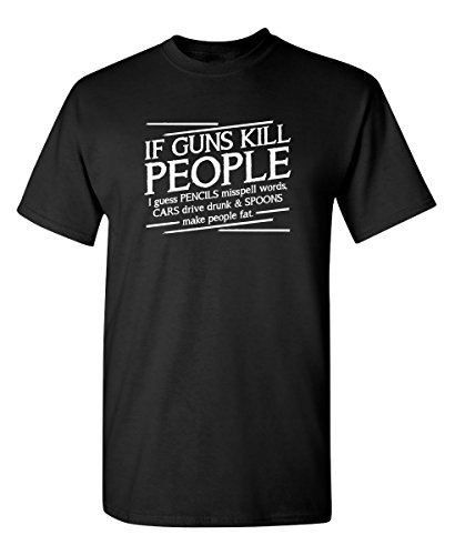 Product Cover Guns Kill People, Pencils Miss Spell Words Gift Idea Political Funny T-Shirts