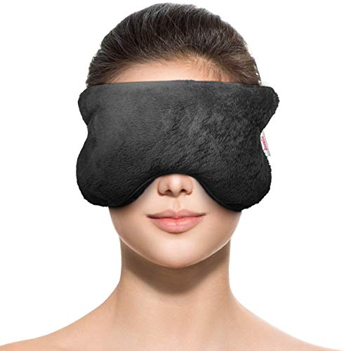 Product Cover ZORELLE Weighted Eye Mask Pillow: Heat and Aromatherapy for Anxiety and Stress Relief; Headache, Sinus, and Migraine Relief Mask; Helps with Dry, Puffy and Dark Eyes; Eye Compress; Cooling Pillow