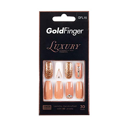Product Cover Kiss Gold Finger Luxury Design GFL15 Long Length