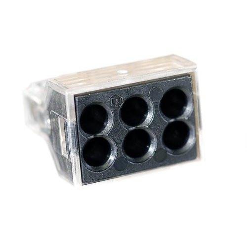 Product Cover Wago 773-166 Push Wire Connector - 6 Conductor - 10 PK