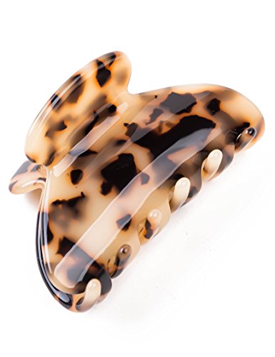 Product Cover Prettyou Handmade Celluloid Acetate French Design Barrettes Tortoise Shell Claws Hair Claw Luxury Fashion Accessories Hair Clip for Women