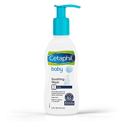 Product Cover Cetaphil Baby Soothing Wash, Paraben Free, Hypoallergenic, Colloidal Oatmeal, Dry Skin, 5 Fluid Ounce