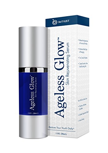 Product Cover BioTrust Ageless Glow Anti Aging Moisturizer, Skin Brightening Serum with Vitamin C and Hyaluronic Acid, Plant-Based, Naturally Derived Facial Serum 1 fl oz.