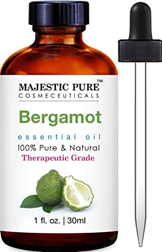 Product Cover Majestic Pure Bergamot Essential Oil - 100% Pure and Natural, Therapeutic Grade Bergamot Oil, 1 fl. oz