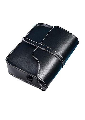 Product Cover Vintage Crossbody, AgrinTol Women Vintage Purse Bag Leather Crossbody Shoulder Messenger Bag (Black)