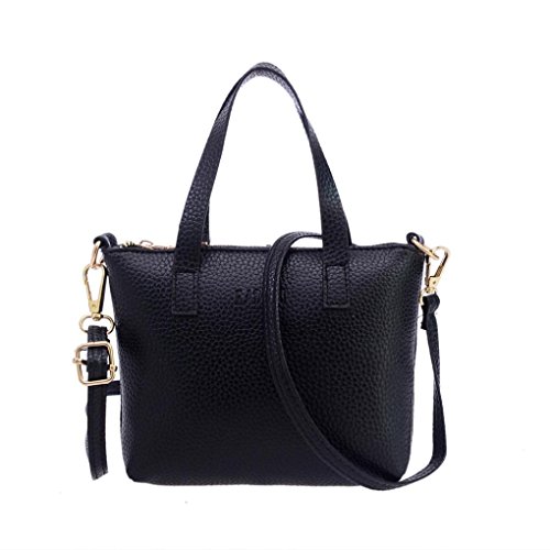 Product Cover Handbag On Sale,Clearance!AgrinTol Women Fashion Handbag Shoulder Bag Tote Ladies Purse (Black)