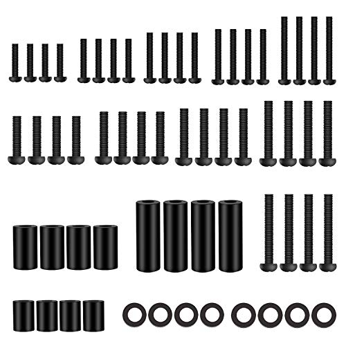 Product Cover TV Screws Mounting Hardware Pack Fits All TVs - PERLESMITH M6 and M8 Screws, Washers and Spacers Assortment for Mounting Curved Samsung TVs up to 90 inch