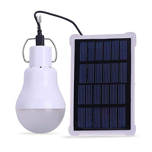 Product Cover EleLight Portable Solar LED Bulb Lights Solar Powered Chicken Coops Light with 3.5M Solar Panel for Camping Tent Fishing Hiking Chicken Coop Shed Lighting(140LM 1600mAh)