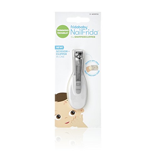 Product Cover NailFrida The SnipperClipper by Fridababy The Baby Nail Clipper with Safety spyhole for Newborns and up