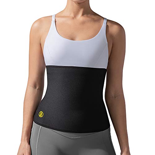 Product Cover HOT SHAPERS Hot Belt for Women - Waist Slimming Girdle - Stomach Wrap Band for Sauna or Gym Sessions - Weight Loss, Increased Sweat and Tummy Fitness Trimmer or a Slimmer Physique