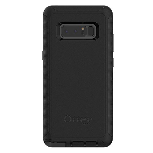 Product Cover OtterBox Defender Series Case and Holster for Samsung Galaxy Note 8 - Black (Renewed)
