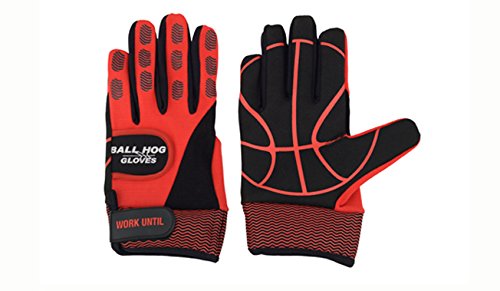 Product Cover Ball Hog Gloves (Weighted Anti Grip Ball Handling X-Factor (Basketball Training Aid)