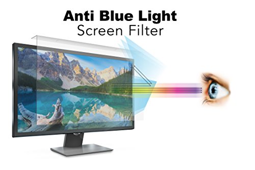 Product Cover Anti Blue Light Screen Filter for 27 Inches Widescreen Desktop Monitor, Blocks Excessive Harmful Blue Light, Reduce Eye Fatigue and Eye Strain