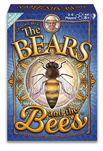 Product Cover Grandpa Beck's The Bears and The Bees Card Game | A Fun & Strategic Tile-Placement Card Game | Enjoyed by Kids, Teens, & Adults | From the Creators of Cover Your Assets | Ideal for 2-5 Players Ages 8+