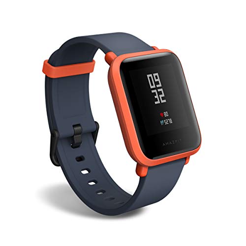 Product Cover Amazfit BIP smartwatch by Huami with All-Day Heart Rate & Activity Tracking, Sleep Monitoring, GPS, 30-Day Battery Life, Bluetooth (Cinnabar Red), One Size