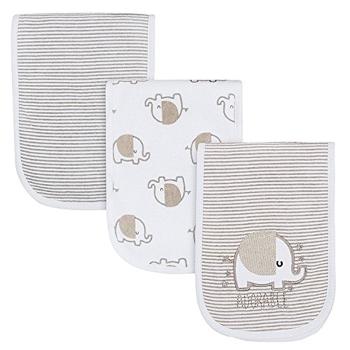 Product Cover GERBER Baby 3-Pack Terry Burp Cloth, Elephant, 18
