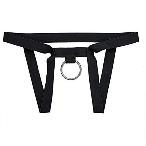 Product Cover Octzoo Men Sexy Open Back O Ring Bulge Underwear Lingerie Nightwear Nighgawm ... Black