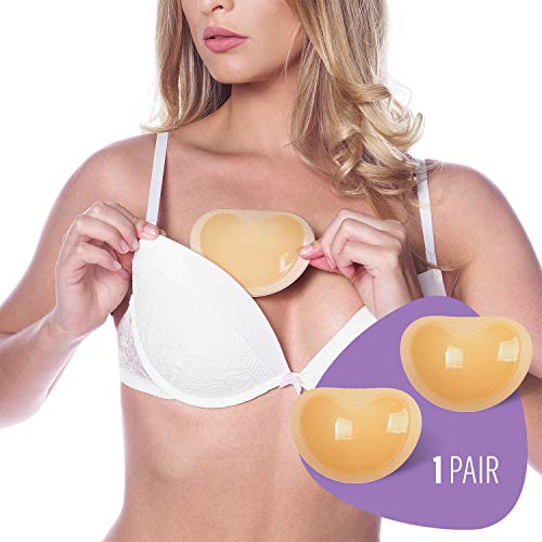Product Cover Bra Pads Inserts Push Up - Lift Breast Sticky Bra Enhancer Insert - Adhesive Silicone Bra Cups for Instant Cleavage