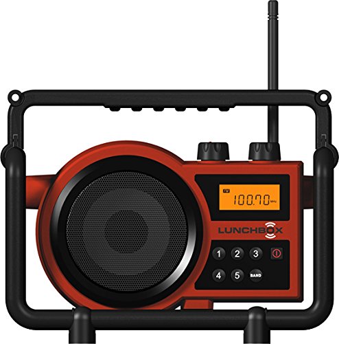 Product Cover Sangean LB-100SE (Lunchbox) Compact AM/FM Rugged Digital PLL Tuning Radio (RED) Special Edition