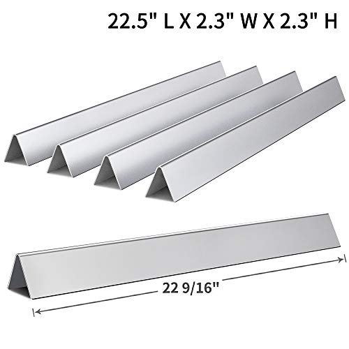 Product Cover SHINESTAR 22.5 inch Heavier Flavorizer Bars for Weber Spirit 300, Genesis Silver & Genesis Gold Series, Stainless Steel, 7536
