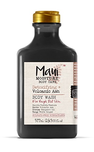 Product Cover Maui Moisture Volcanic Body Wash 19.5 Ounce Moisturizing Body Wash Formulated for Rough Dull Dry Skin Normal Skin Combination Skin, with Aloe Vera Juice and Coconut Water, Silicone Free