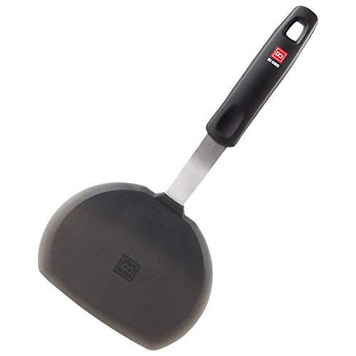 Product Cover Di Oro Designer Series Flexible Silicone Turner Pancake Spatula - 600F Heat-Resistant Rubber Kitchen Spatula - Ideal for Eggs, Pancakes, Crepes, and More - BPA Free, FDA Approved, and LFGB Certified