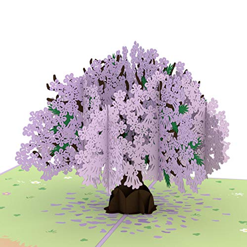 Product Cover Lovepop Jacaranda Pop Up Card, Lovepop Card, Anniversary Card, 3D Nature Card, Birthday Card, Mothers Day Card, Tree Card, Summer Card, 3D Greeting Cards
