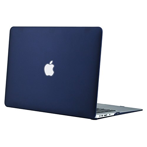 Product Cover MOSISO MacBook Air 13 inch Case (Models: A1369 & A1466, Older Version 2010-2017 Release), Plastic Hard Shell Case Cover Only Compatible with MacBook Air 13 inch, Navy Blue