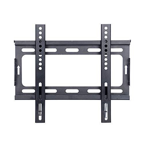 Product Cover CNYF14-42 Fixed TV Wall Mount Bracket with Black for LED, LCD, 3D, Curved, Plasma, Flat Screen Televisions - Super Strong 25kg(55lbs) Weight Capacity